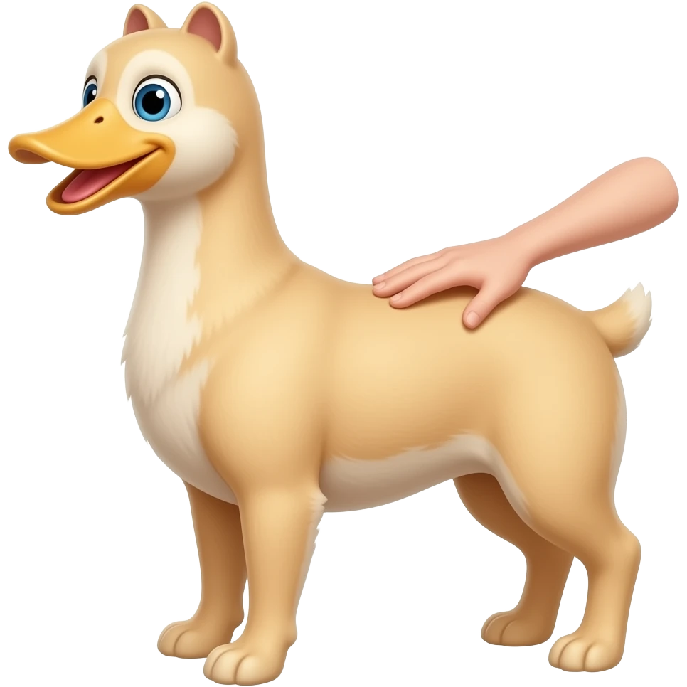 Person stroking a Dick emoji