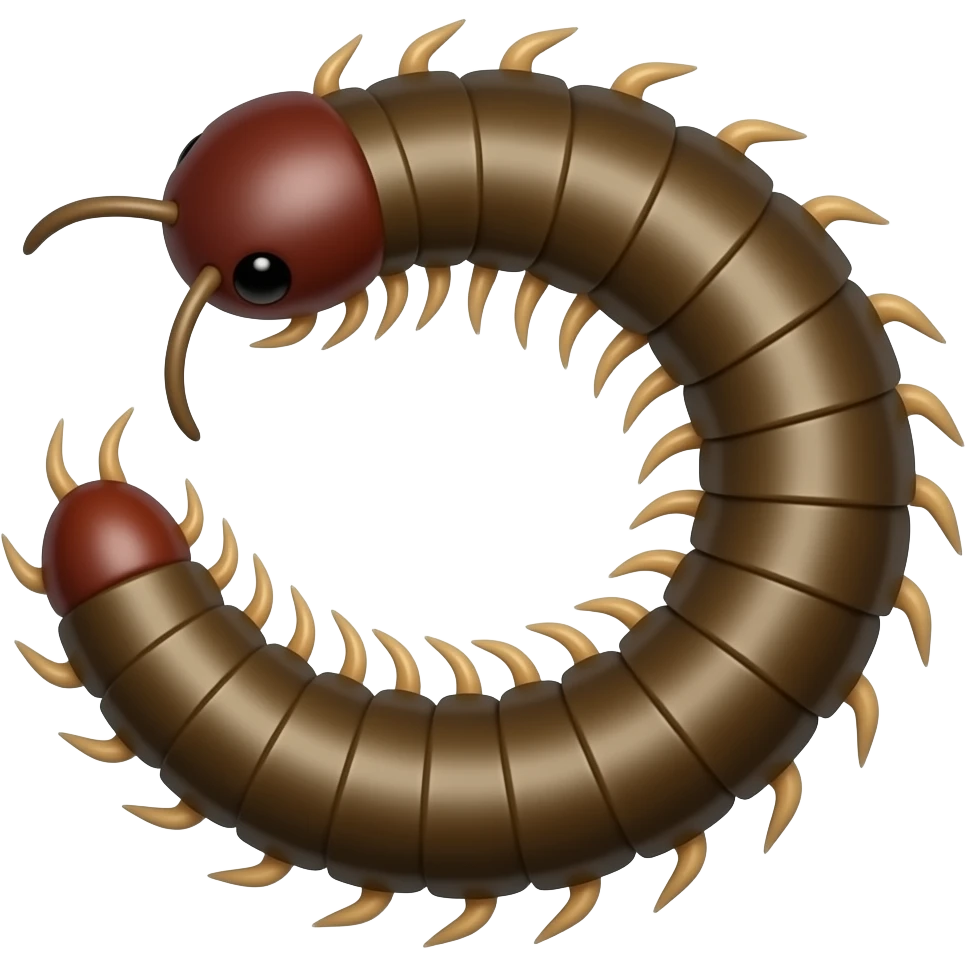 Ciempiés emoji