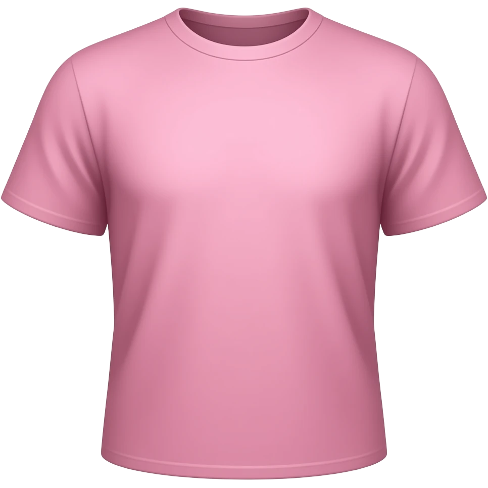 T-shirt pink emoji