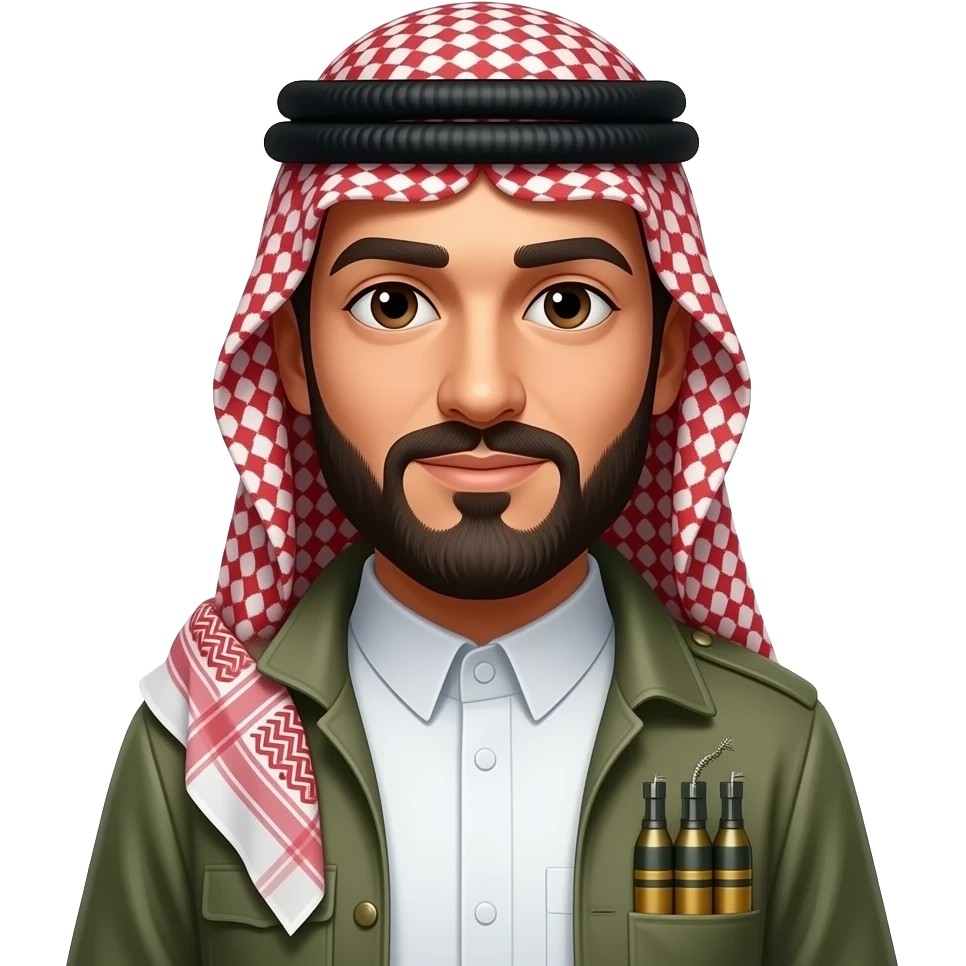 arabe con bombas emoji