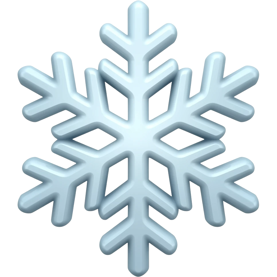 Snow emoji
