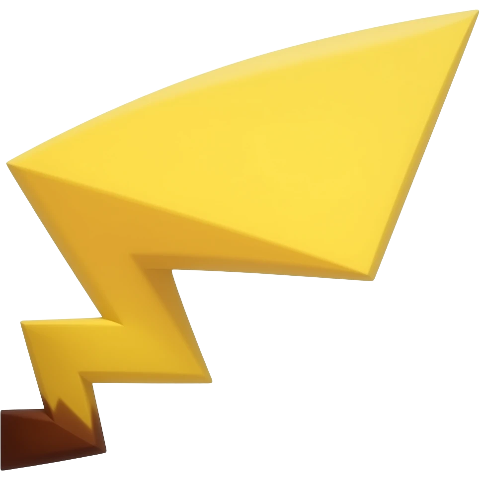 Pikachu tail emoji