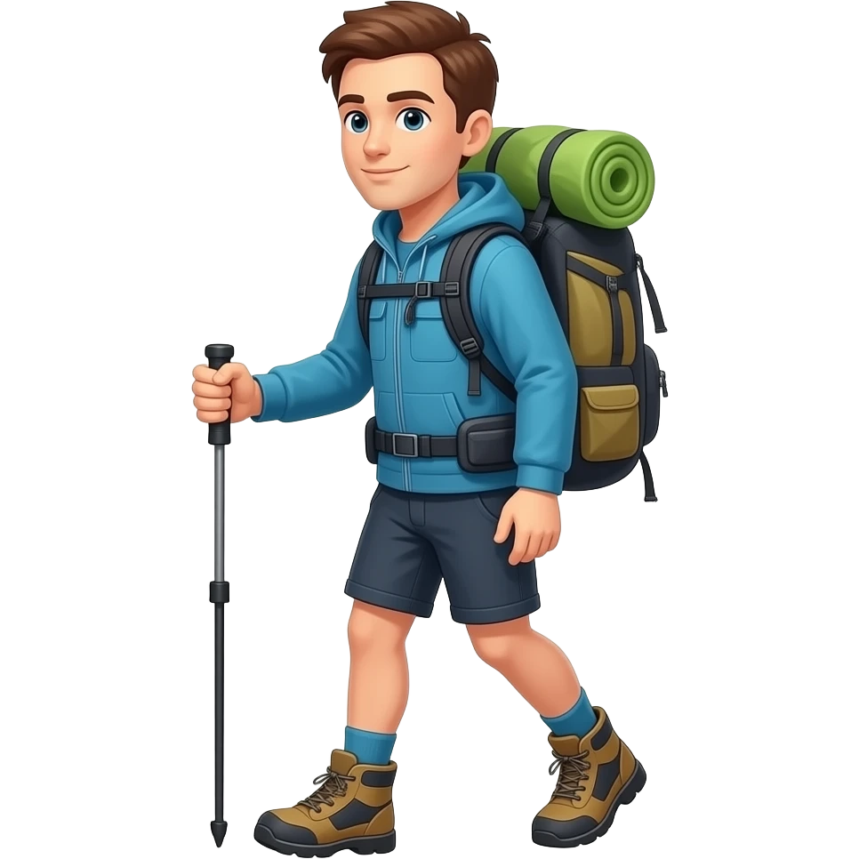 trecking emoji