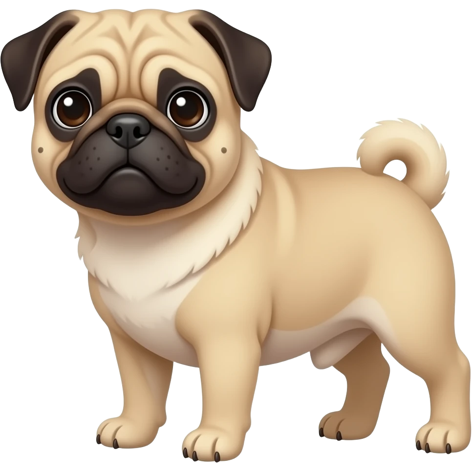 Pug emoji