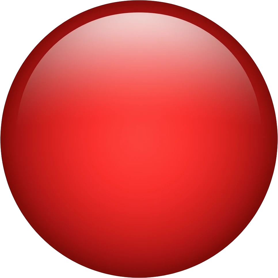 Red circle emoji