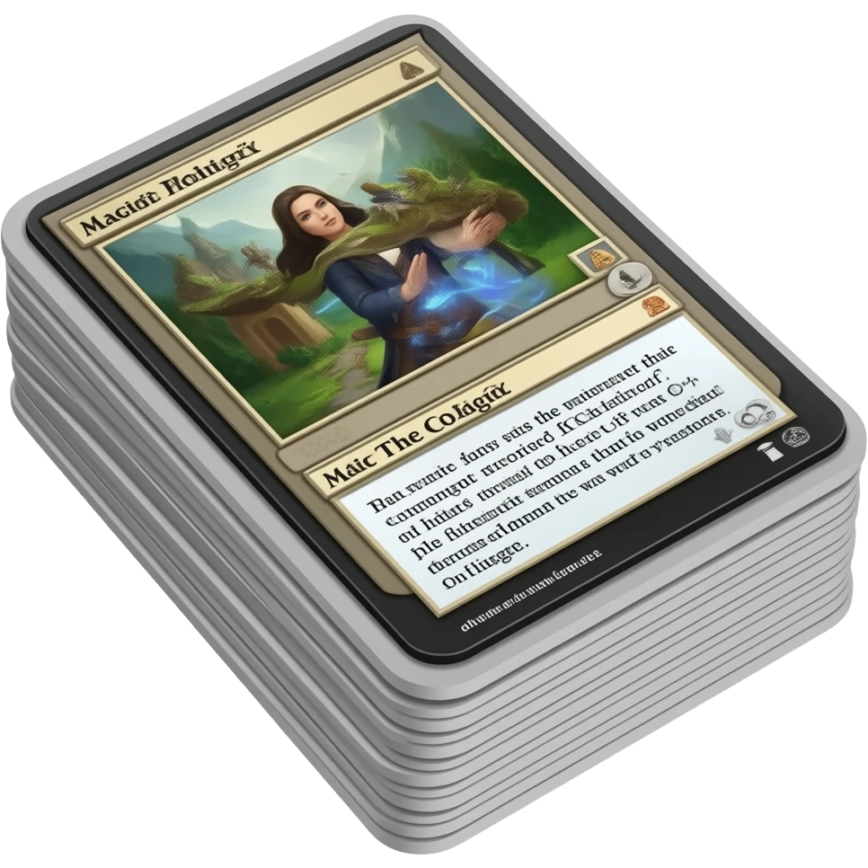 card stack (magic the gathering cards) emoji