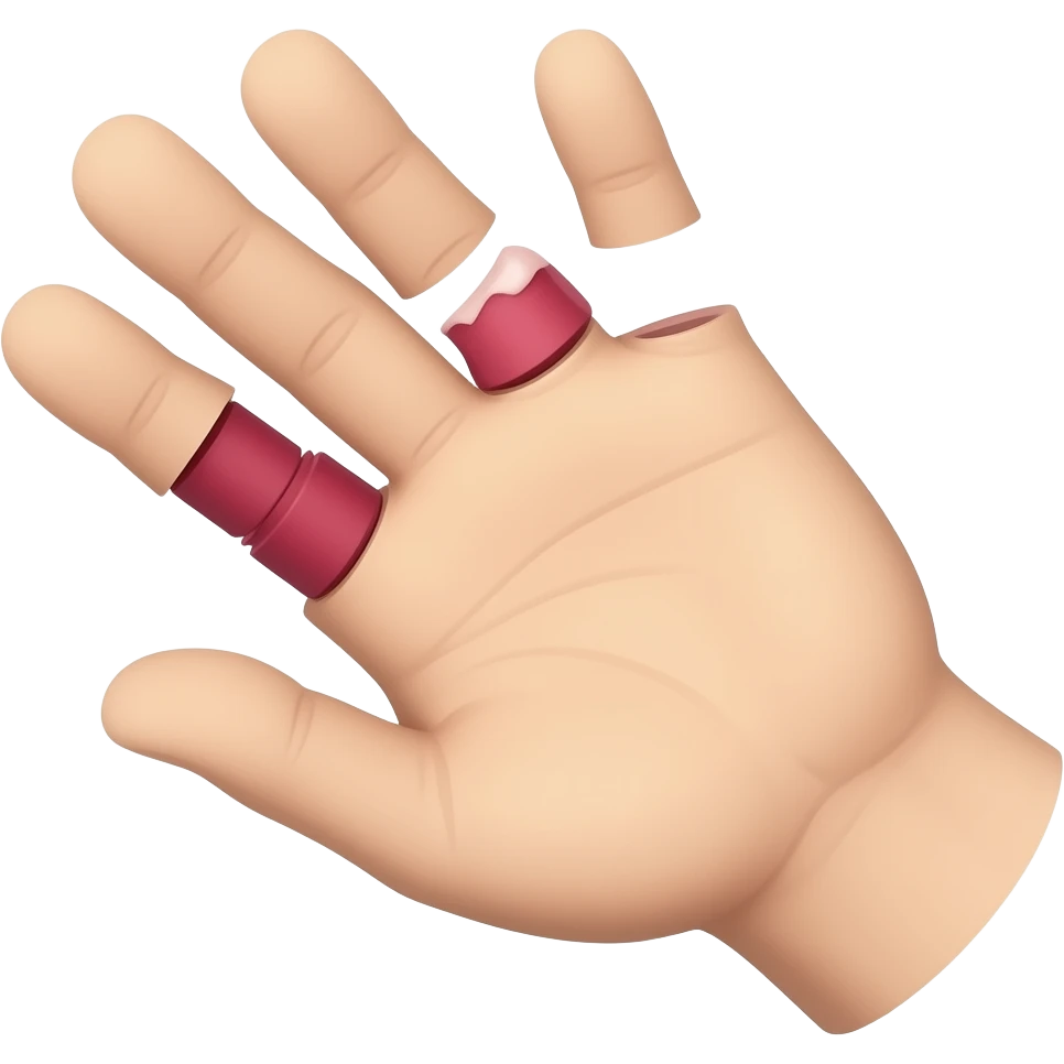 severed hand emoji