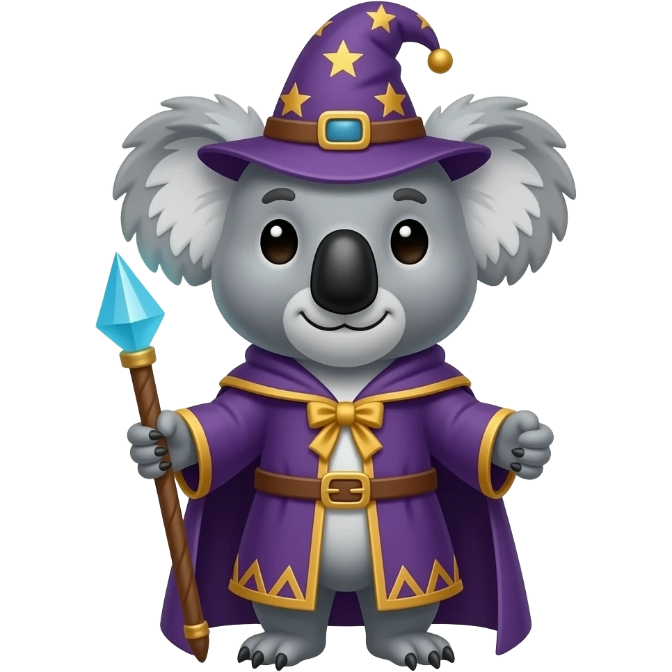 koala wizard emoji