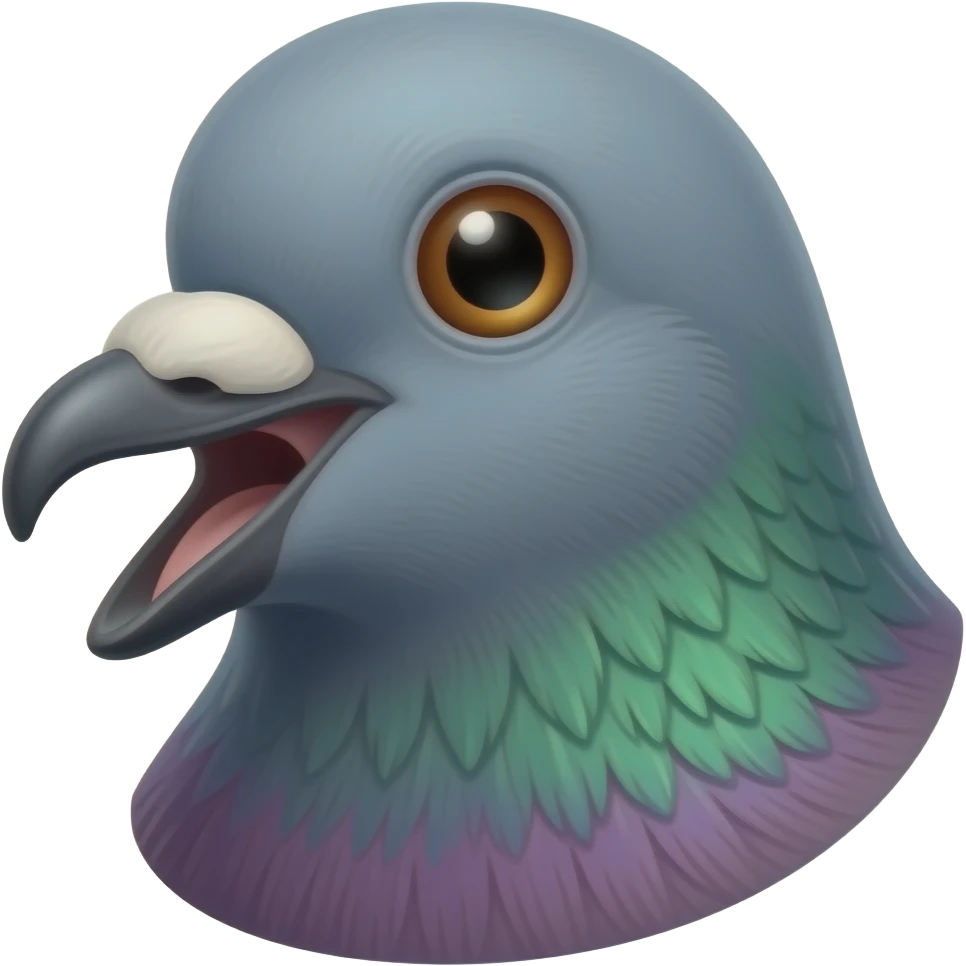 Pigeon sound emoji