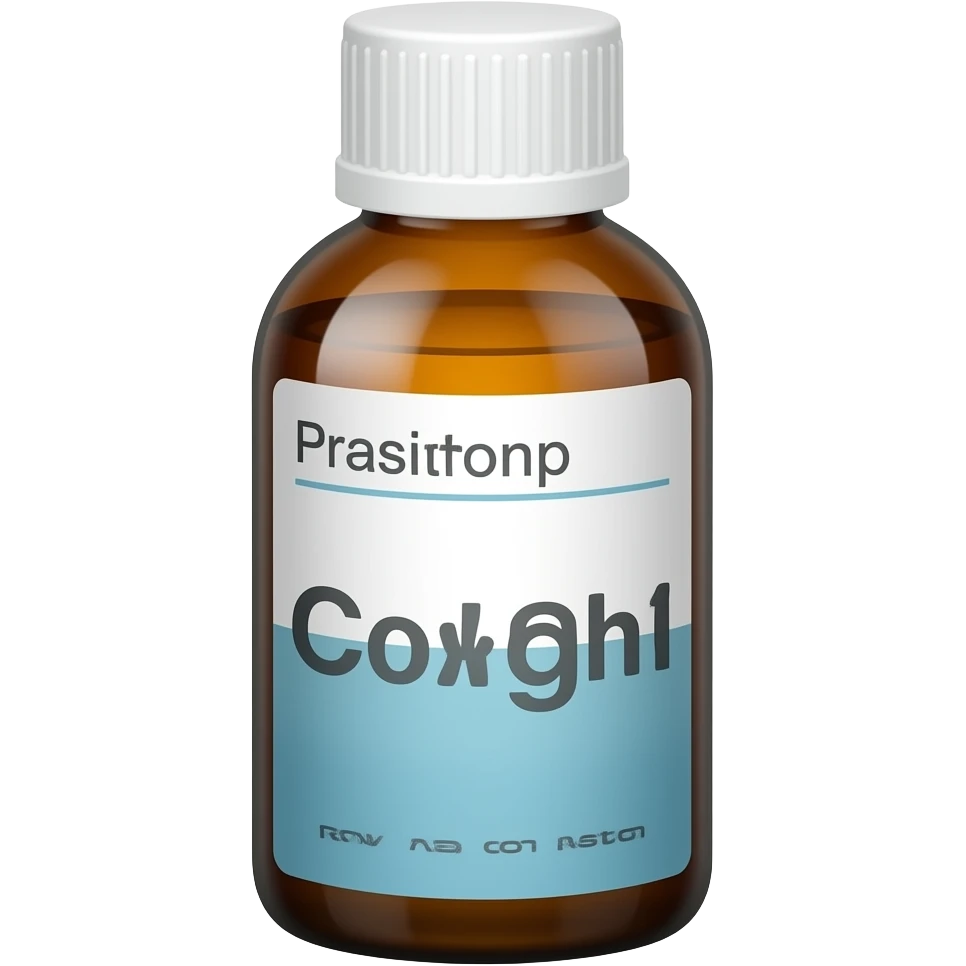 presciption cough syrup bottle emoji