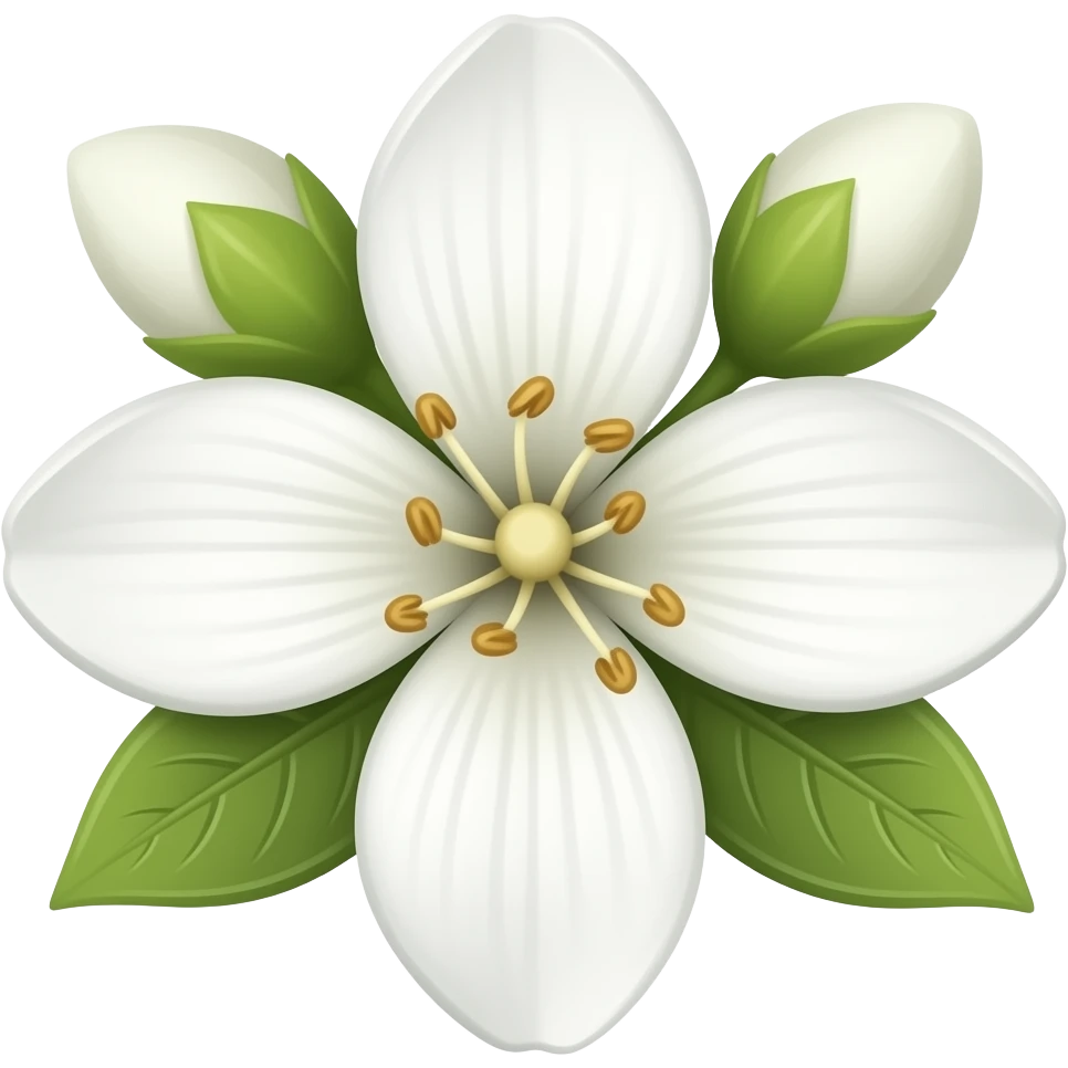 flor de jasmim emoji