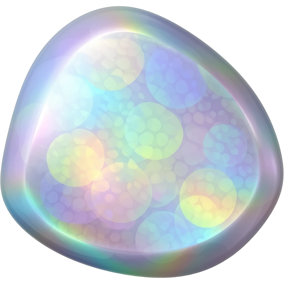 iridescent rainbow opal emoji