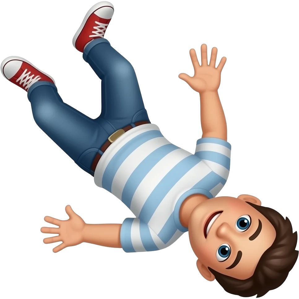 Falling emoji