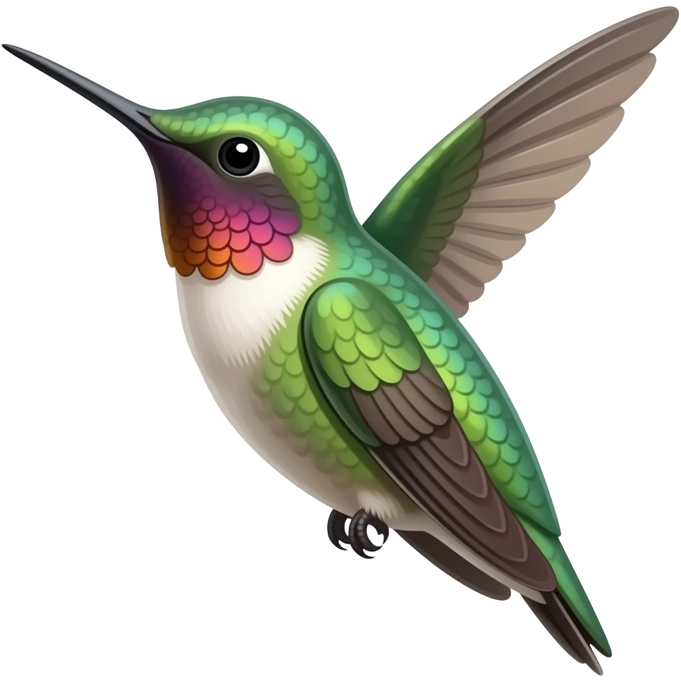 Colibrí emoji