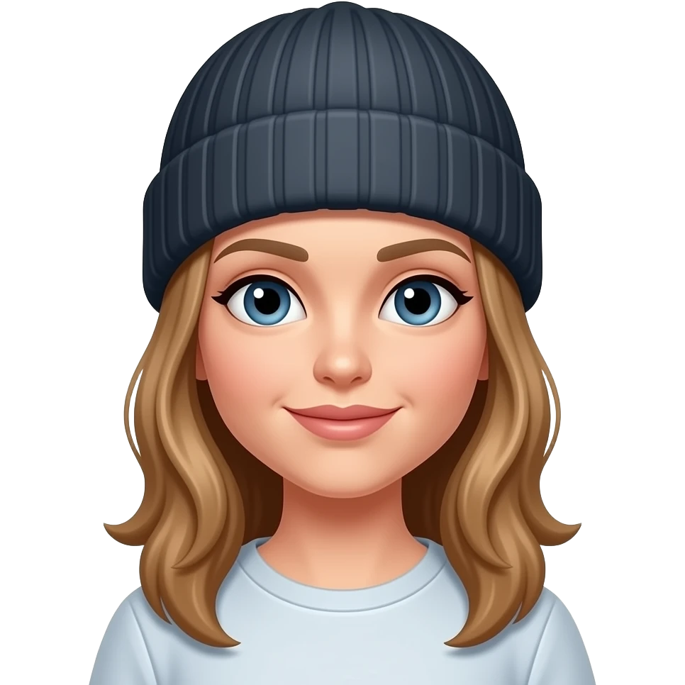 Women with Beanie emoji