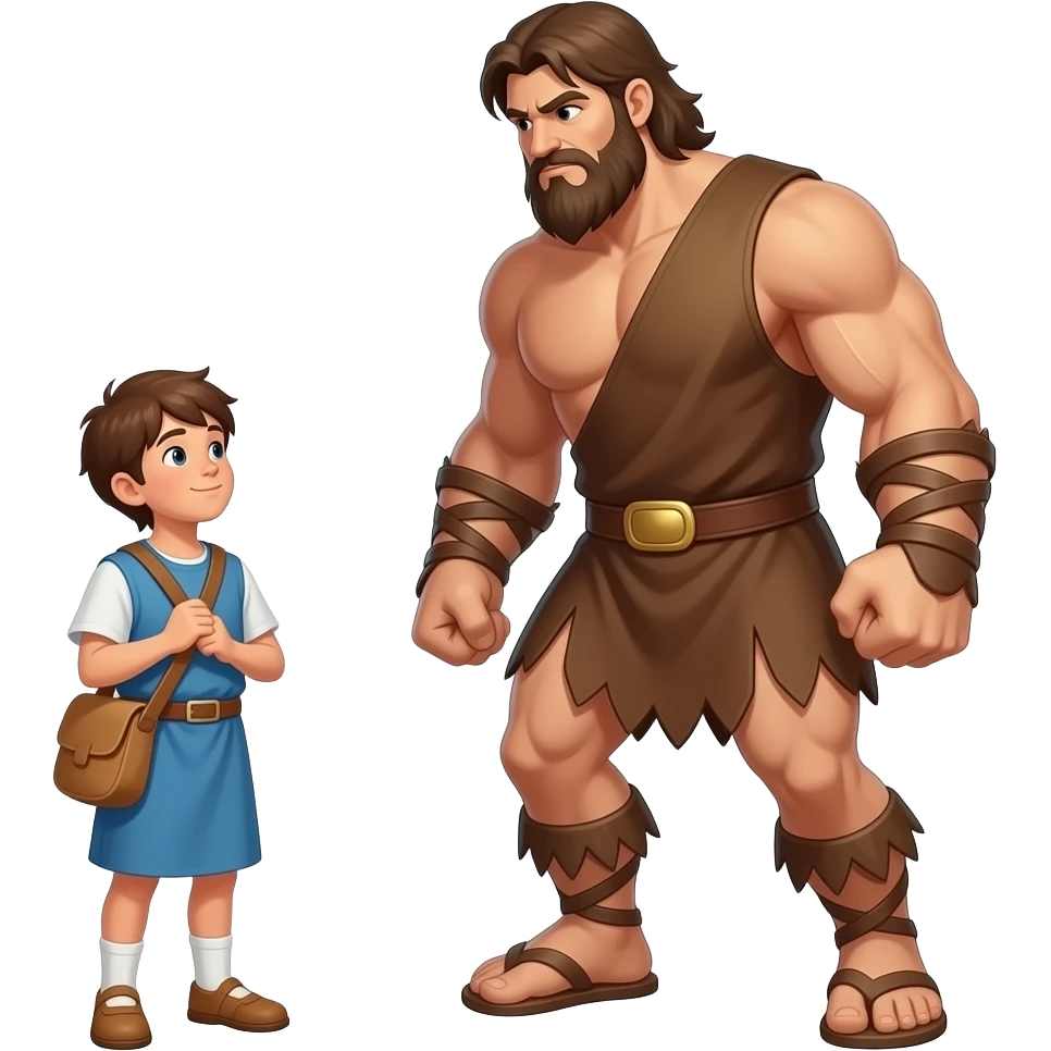 david vs goliath emoji