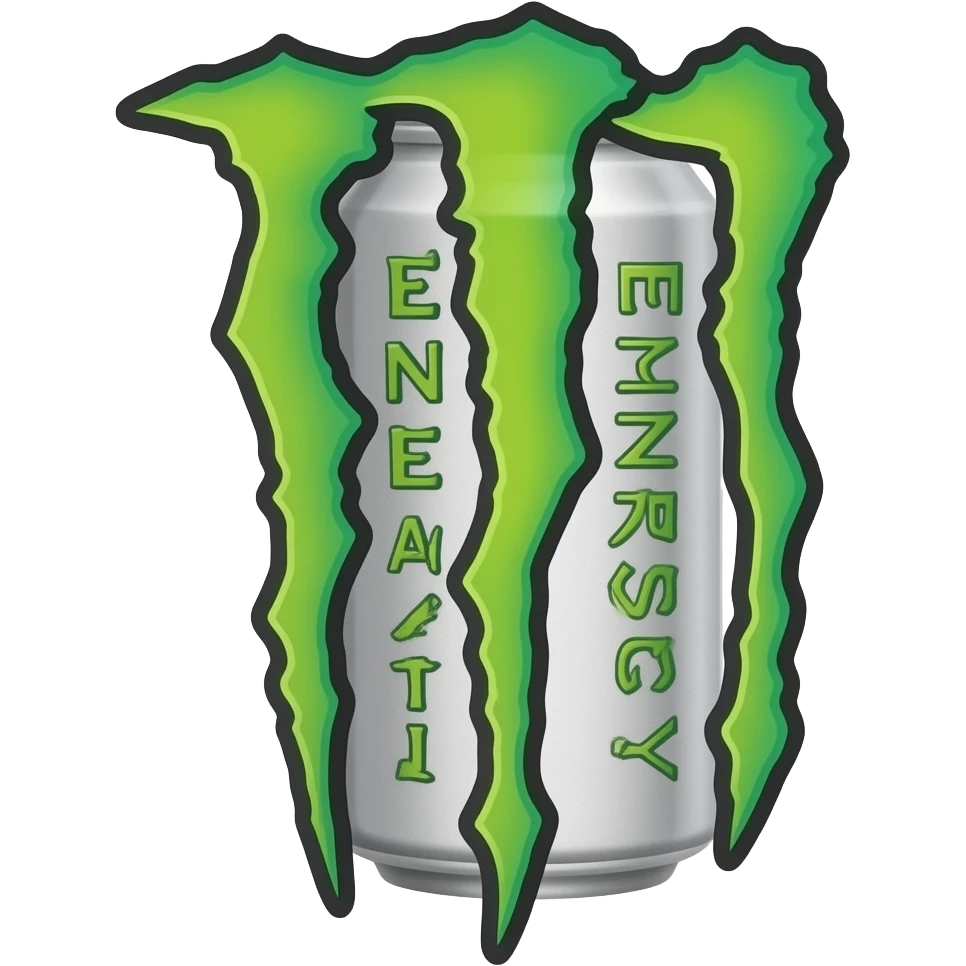 Monster energy can normal emoji