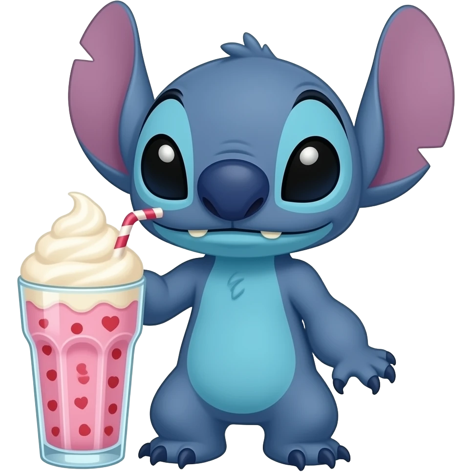 Stitch-drink-milkshake emoji