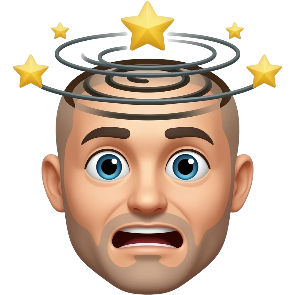 please add circling stars above the head of this emoji😵‍💫 emoji