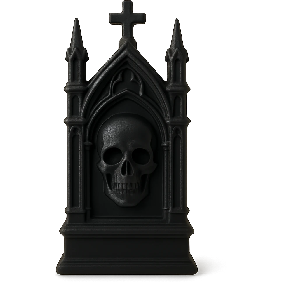 goth object, remove background  emoji