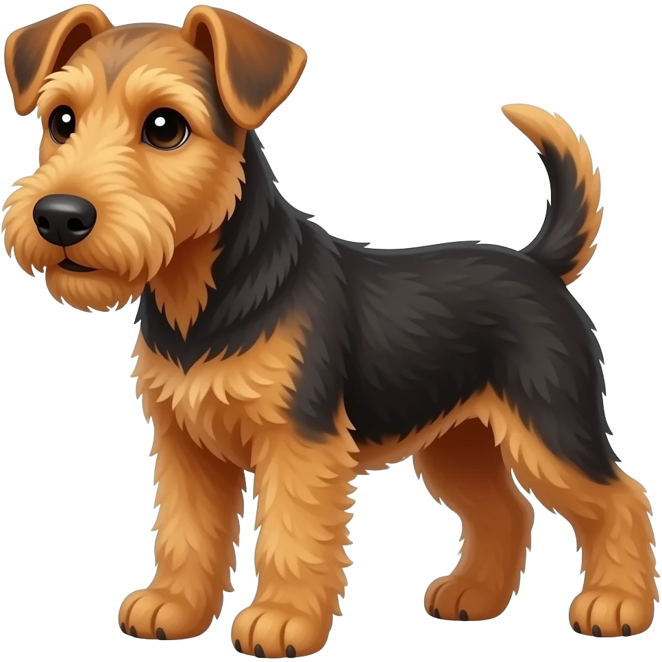 Airedale pup emoji
