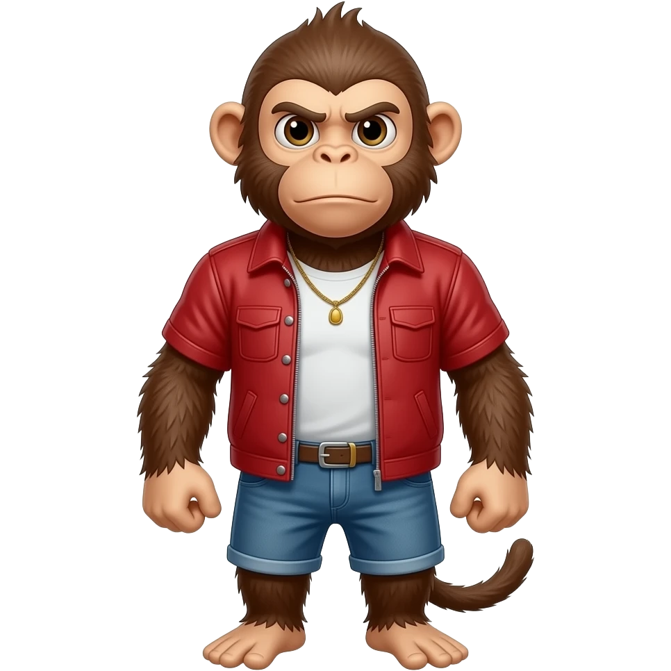 A baddie monkey emoji