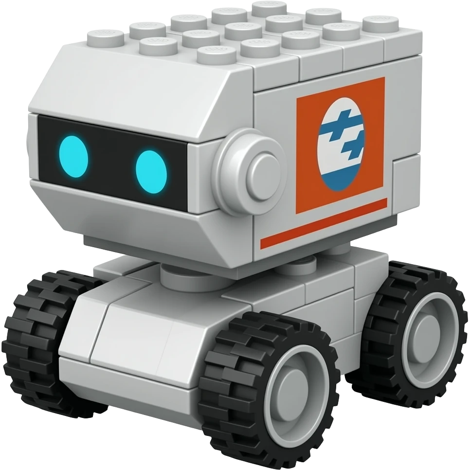 lego delivery robot emoji