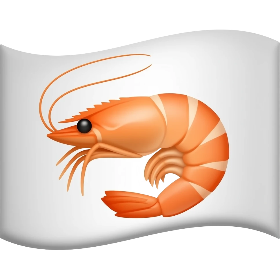 shrimp flag emoji