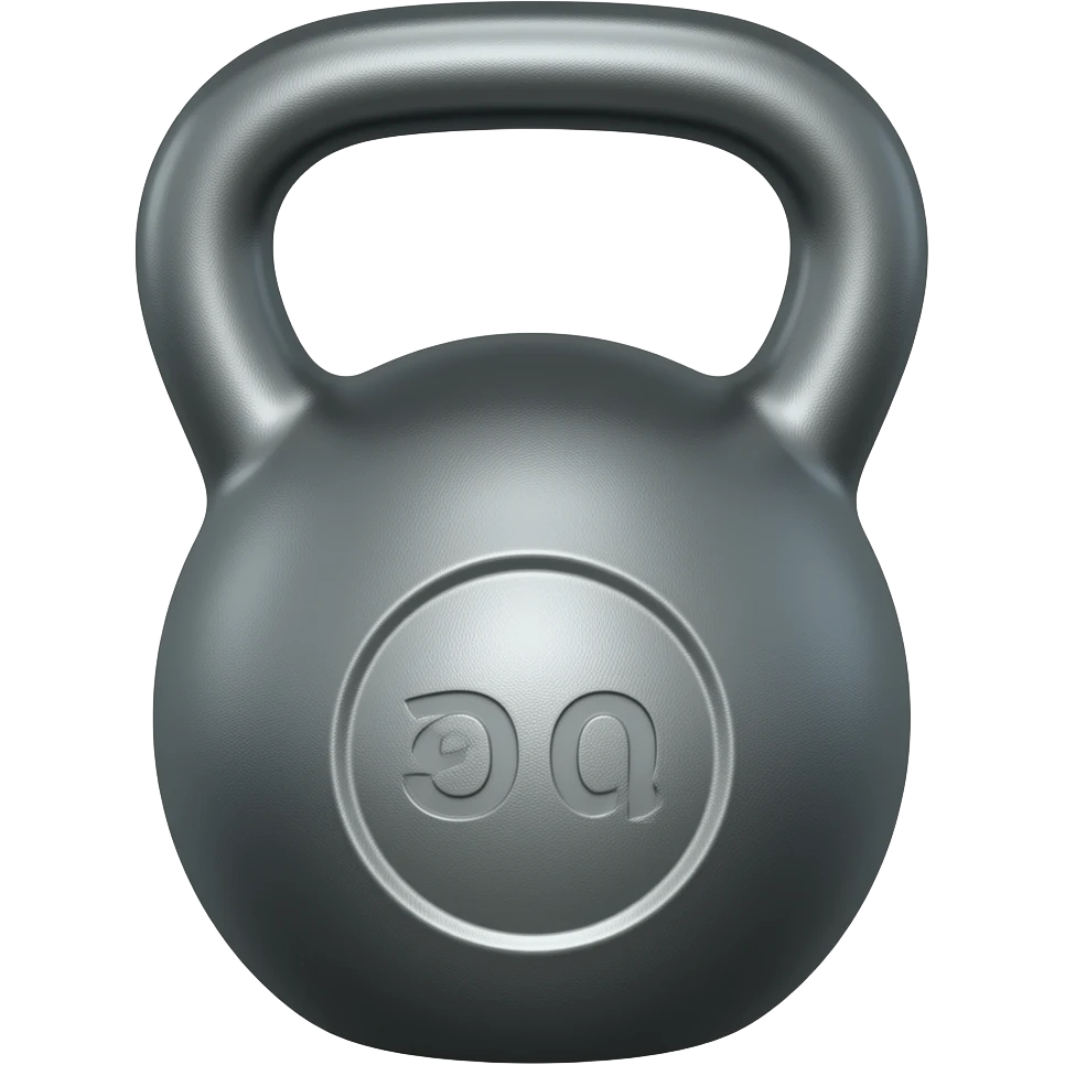 kettleball withou text on it emoji