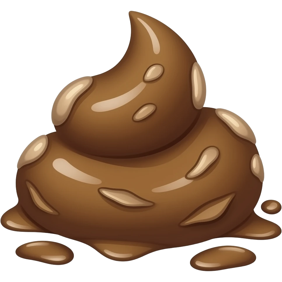 Mud emoji