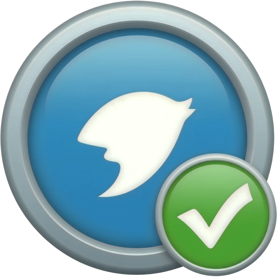 Telegram verified emoji