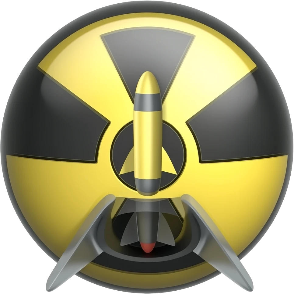 A nuclear missile emoji