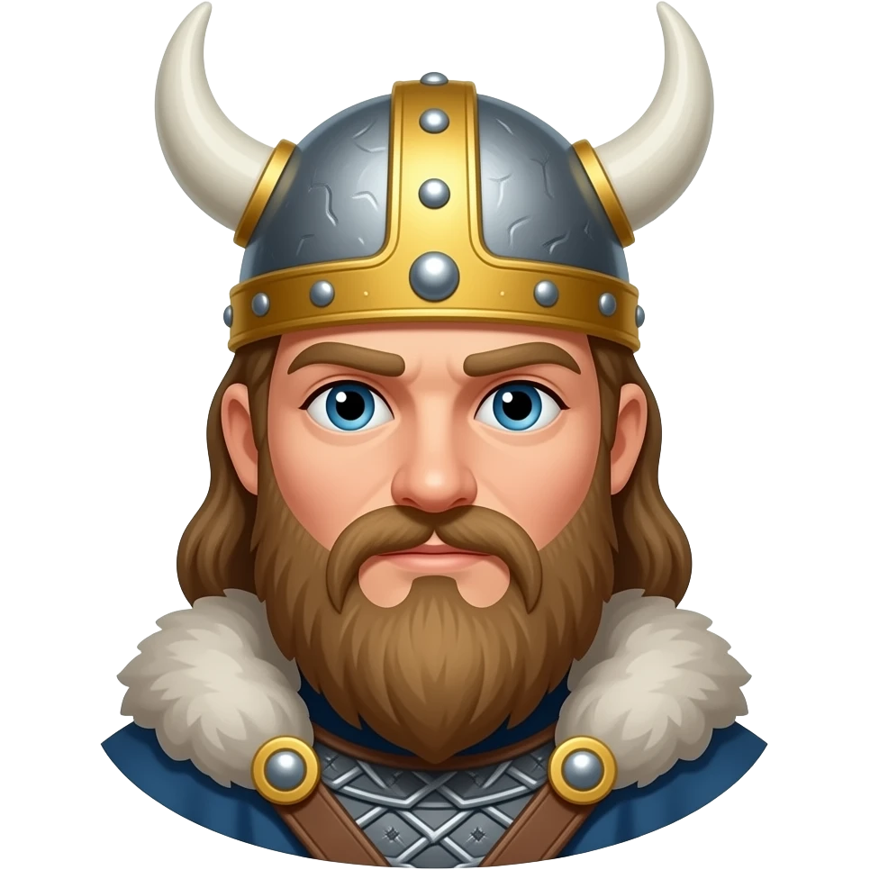 Viking king emoji