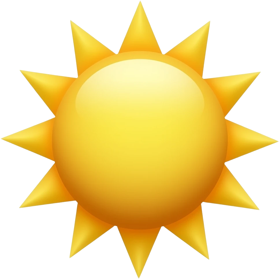 Sun emoji