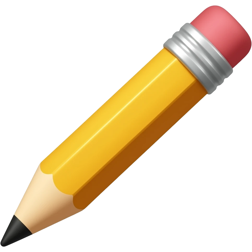 Pencil emoji