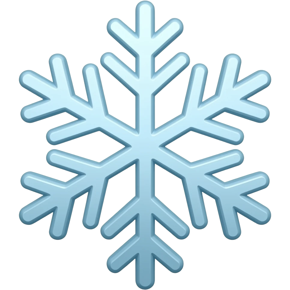 Snow emoji