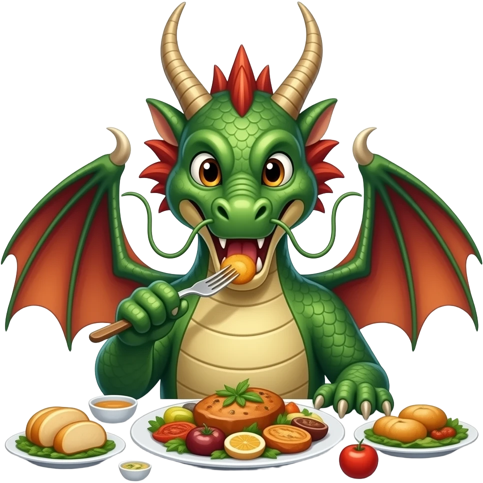 dragon repas emoji