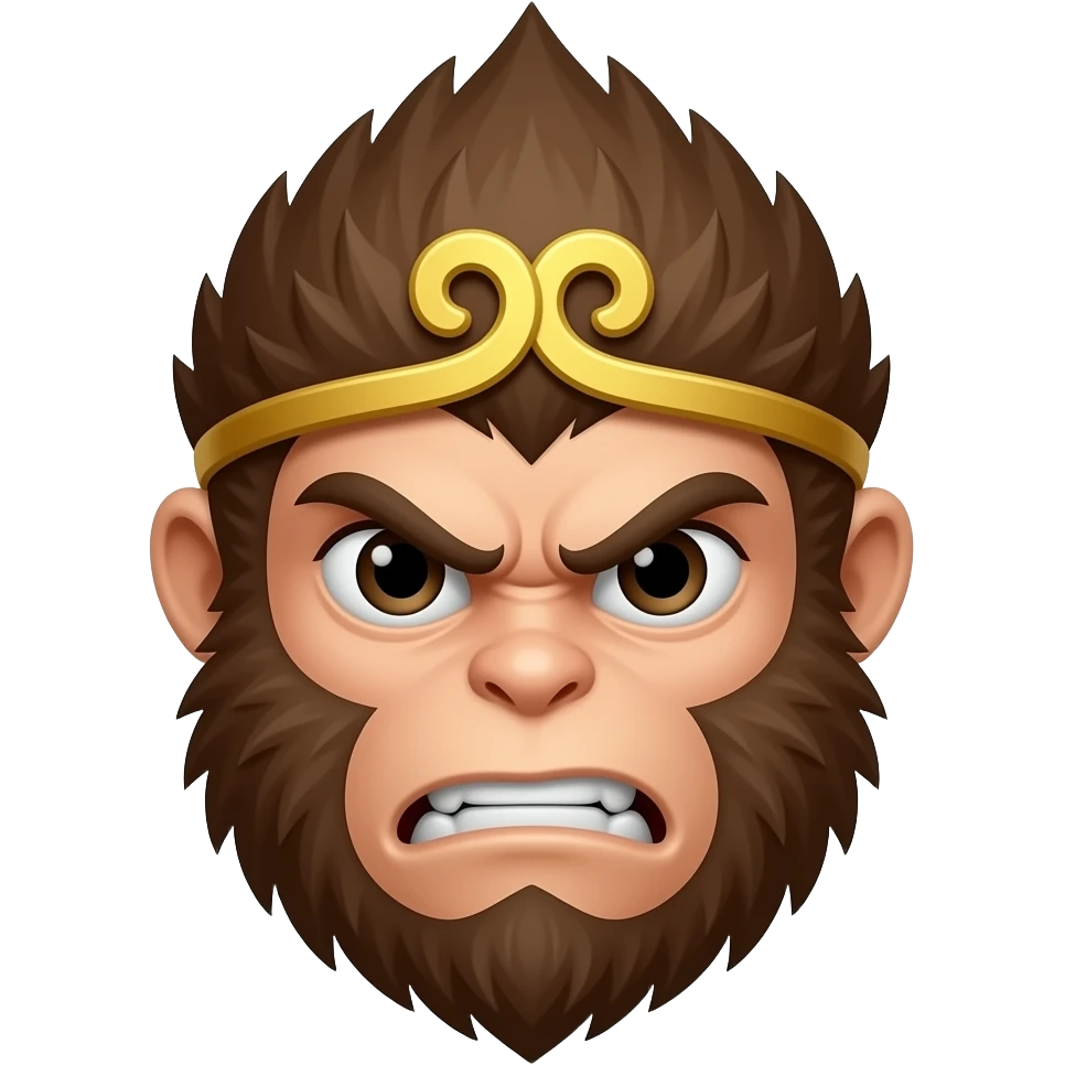 Hunuman aggressive emoji