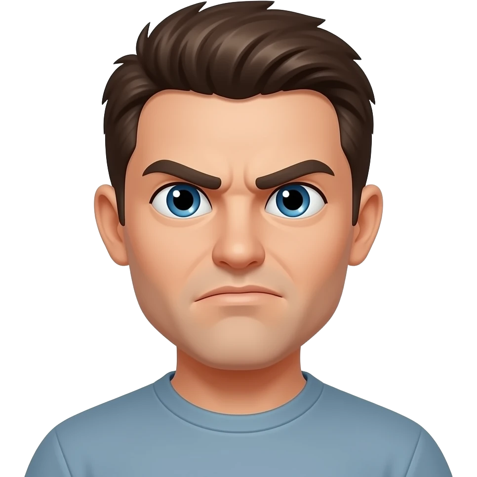 Side eye rude emoji