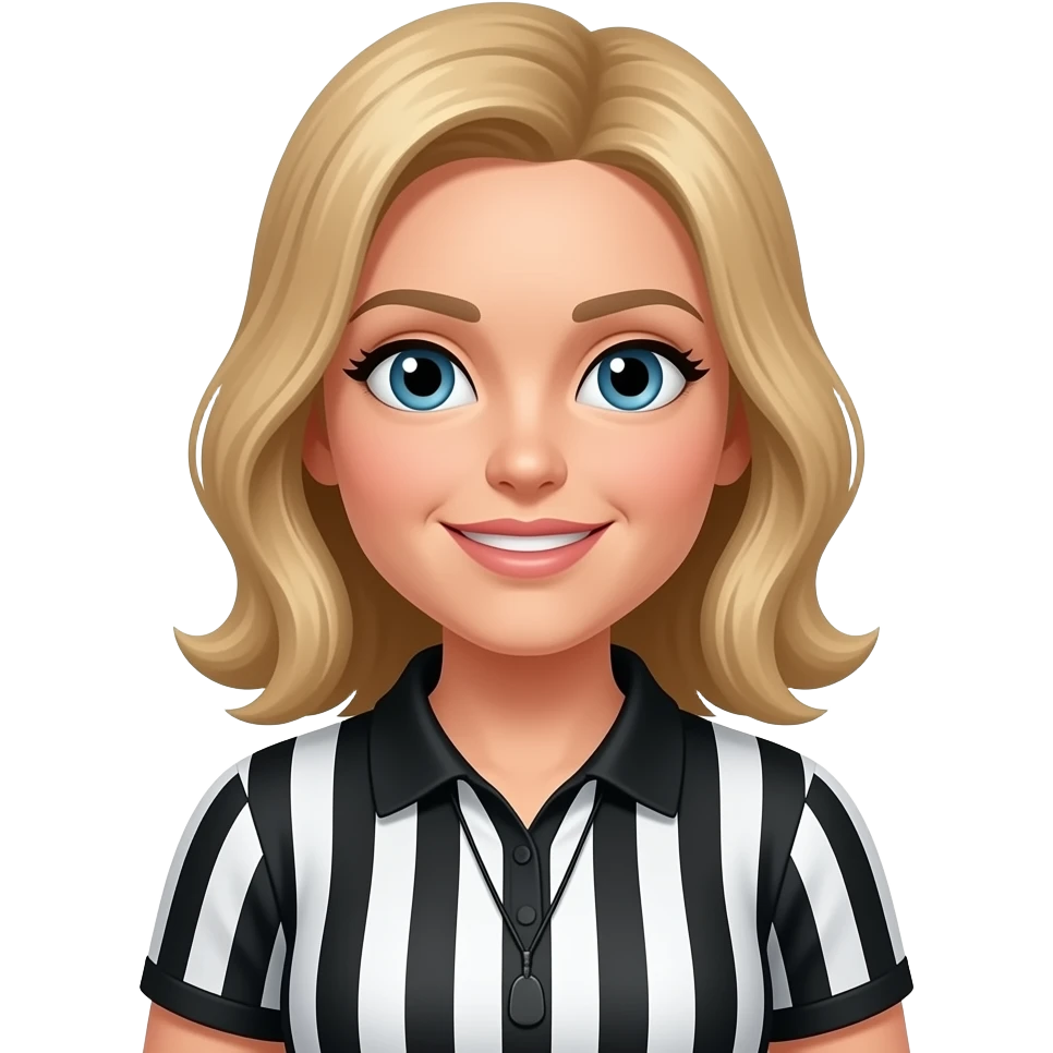 Make it a female referee emoji