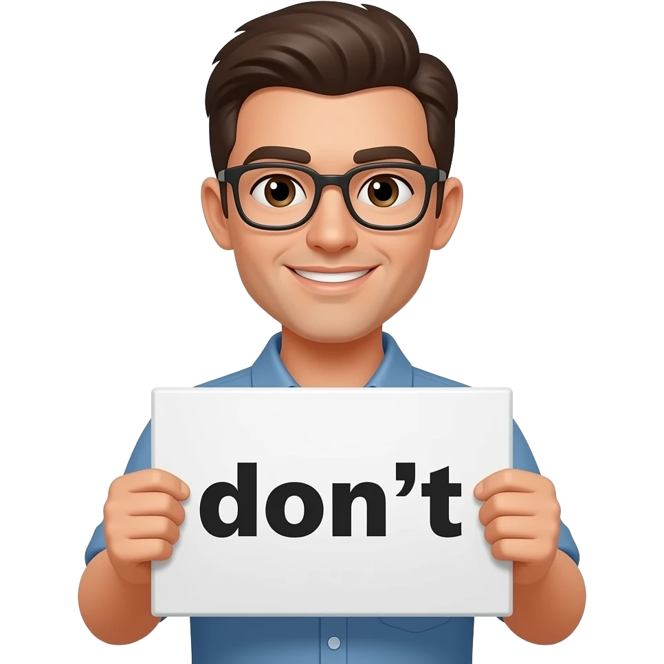 don't emoji