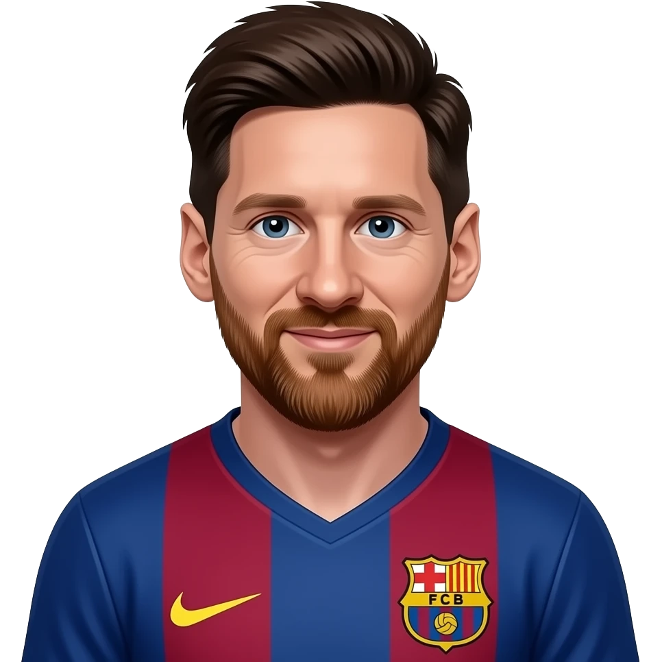 messi barcelona emoji