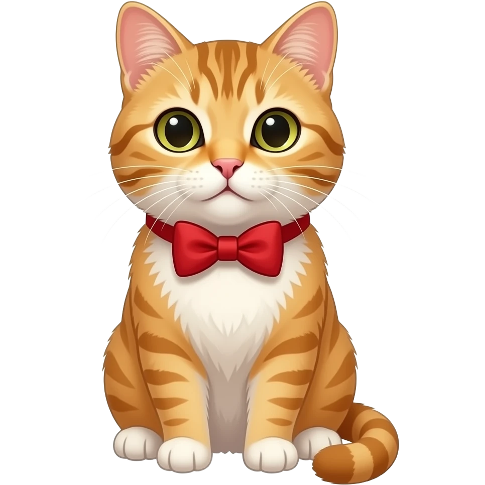 a Cat with Bow Tie emoji