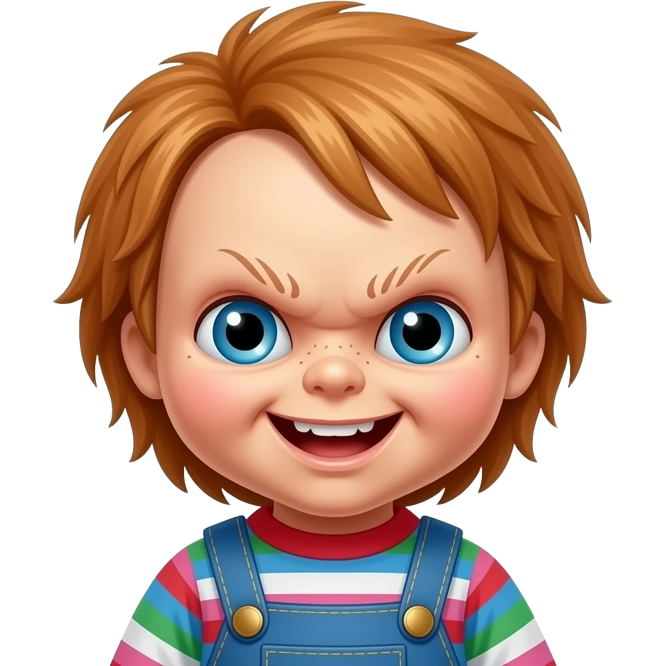 Lovely chucky emoji