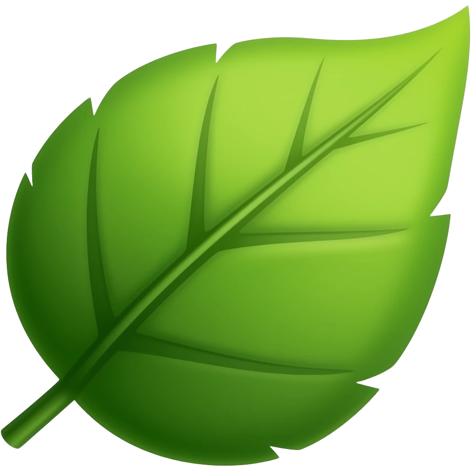 GREEN LEAF emoji