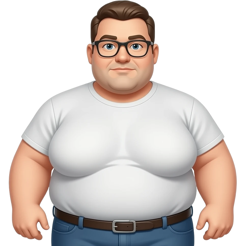гигантские жирные сиськи  у мужика emoji