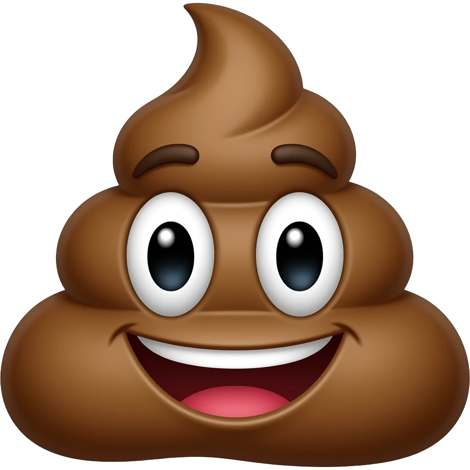 Caca drôle emoji
