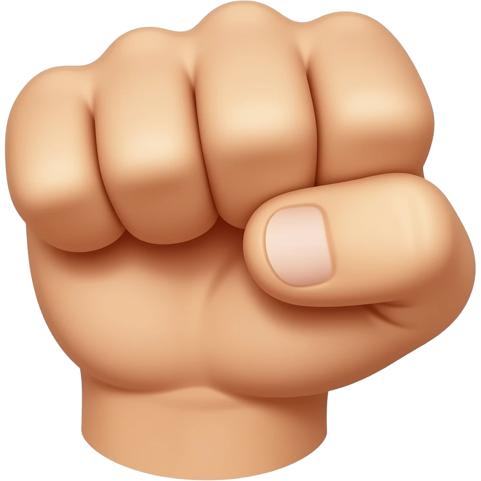 pov first person perspectiv of persons fist knocking aggressivel emoji