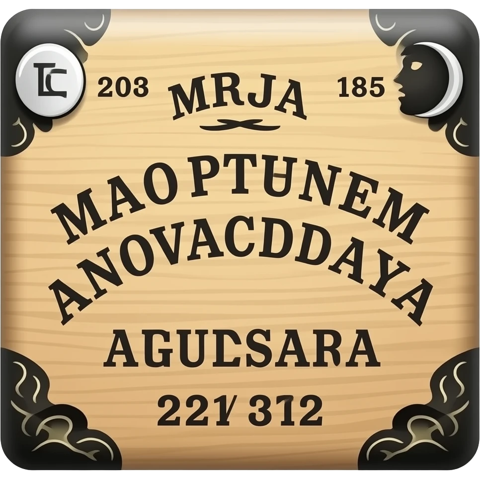 Ouija planket emoji
