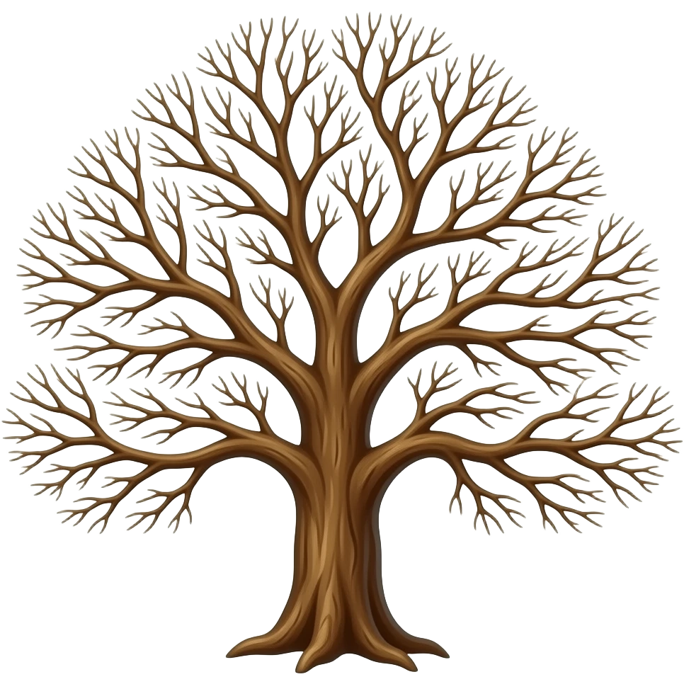 dried tree emoji